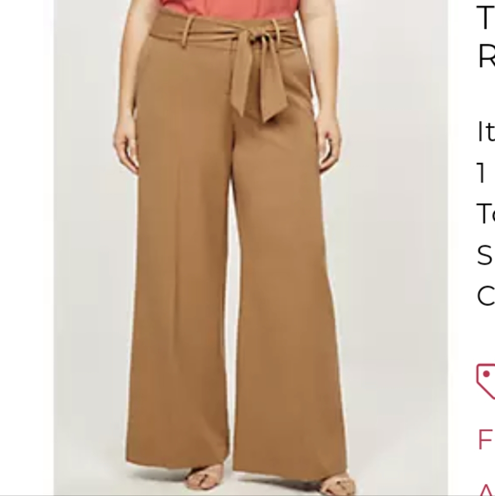 Lane Bryant High Rise Wide Leg - size 20